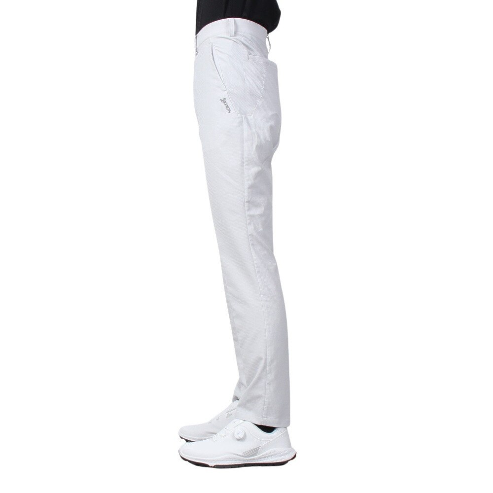 スリクソン（SRIXON）（メンズ）ゴルフウェア 撥水 ストレッチ シャドーストライプロングパンツ RGMVJD02 GY02