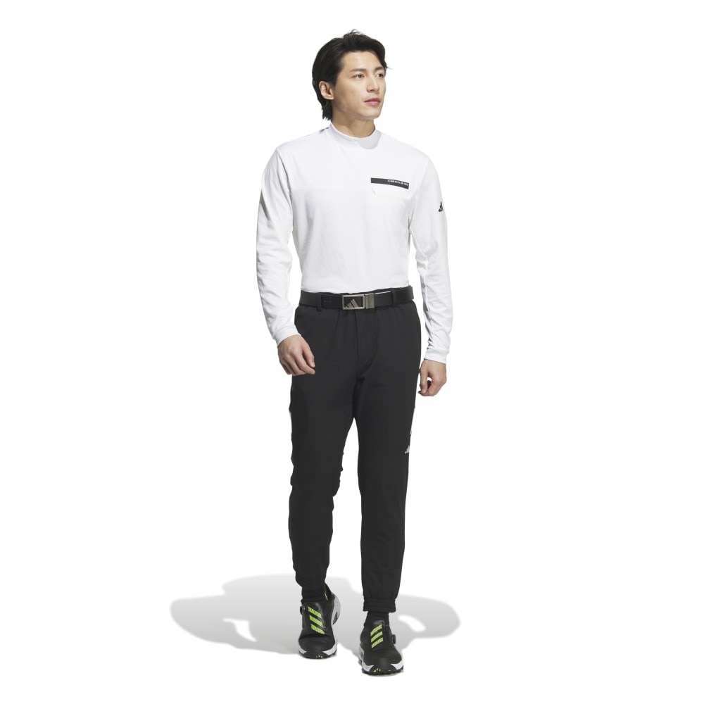 アディダス（adidas）（メンズ）ゴルフウェア ツイストウィーブ EX-Stretch アーカイブ トラックジョガーパンツ JSC06-IM7228 BK