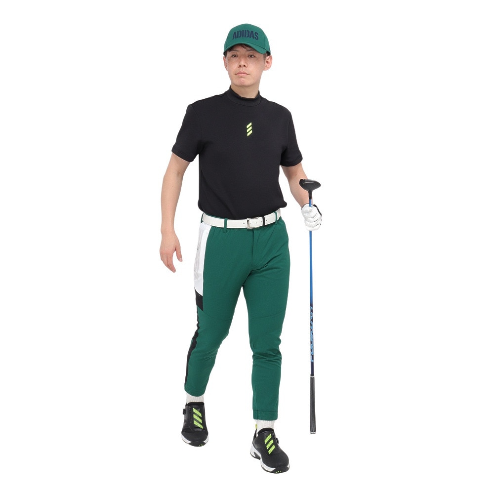 アディダス（adidas）（メンズ）ゴルフウェア ツイストウィーブ EX-Stretch アーカイブ トラックジョガーパンツ JSC06-IM7231 GRN