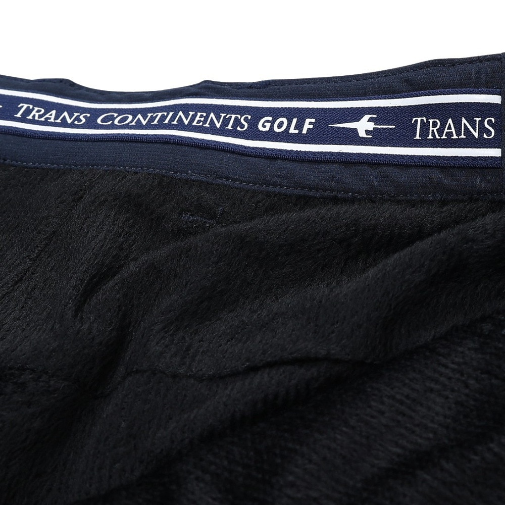 トランスコンチネンツ（TRANS CONTINENTS）（メンズ）ゴルフウェア 裏メッシュ 起毛 防風 パンツ X24AW03T-NV