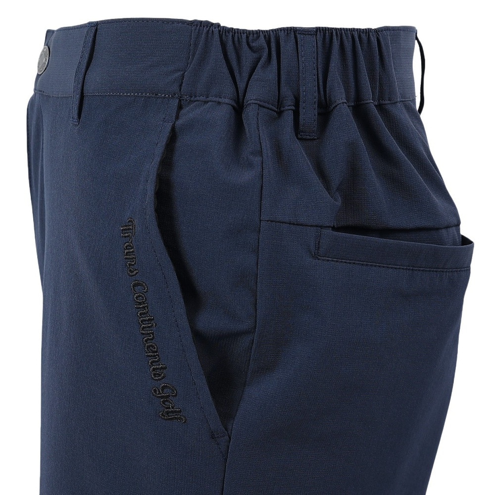 トランスコンチネンツ（TRANS CONTINENTS）（メンズ）ゴルフウェア 裏メッシュ 起毛 防風 パンツ X24AW03T-NV