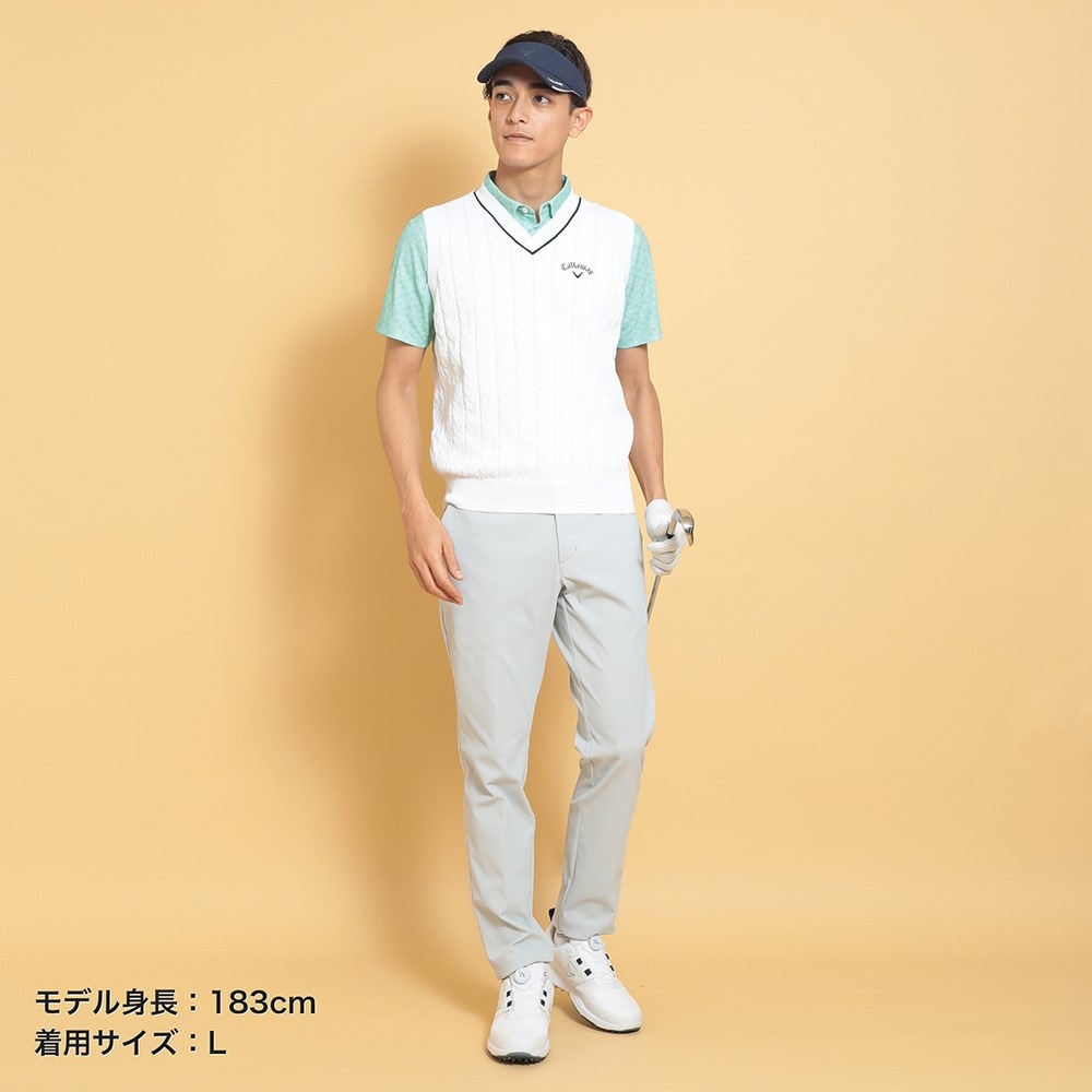 キャロウェイ（CALLAWAY）（メンズ）ゴルフウェア 軽量 防透 8WAYストレッチドビーパンツ C25126100-1020
