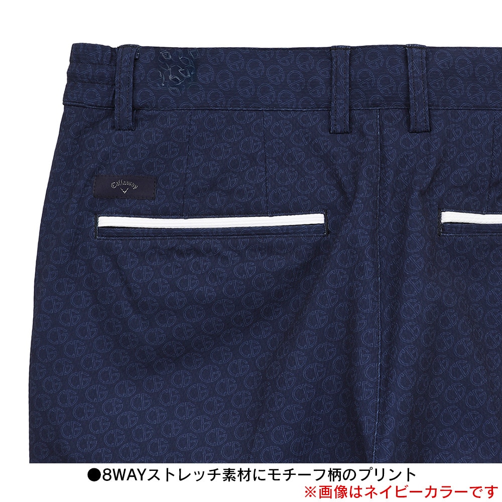 キャロウェイ（CALLAWAY）（メンズ）ゴルフウェア 8WAYストレッチモノグラムプリントパンツ C25126103-1030