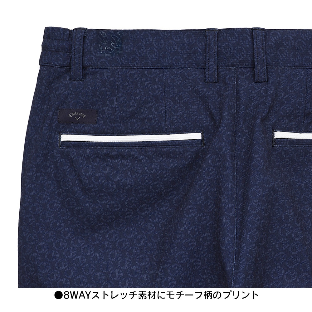 キャロウェイ（CALLAWAY）（メンズ）ゴルフウェア 8WAYストレッチモノグラムプリントパンツ C25126103-1120