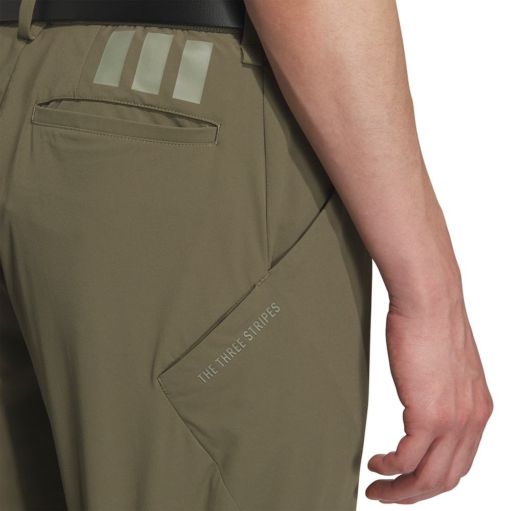 アディダス（adidas）（メンズ）ゴルフウェア アンクルパンツ EX-Stretch active スリーストライプス KVH17-JF6307OLV