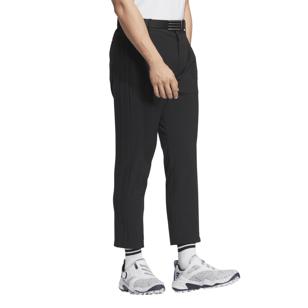 アディダス（adidas）（メンズ）ゴルフウェア EX stretch active スリーストライプス ワイドアンクルパンツ KVH16-JF6308BLK