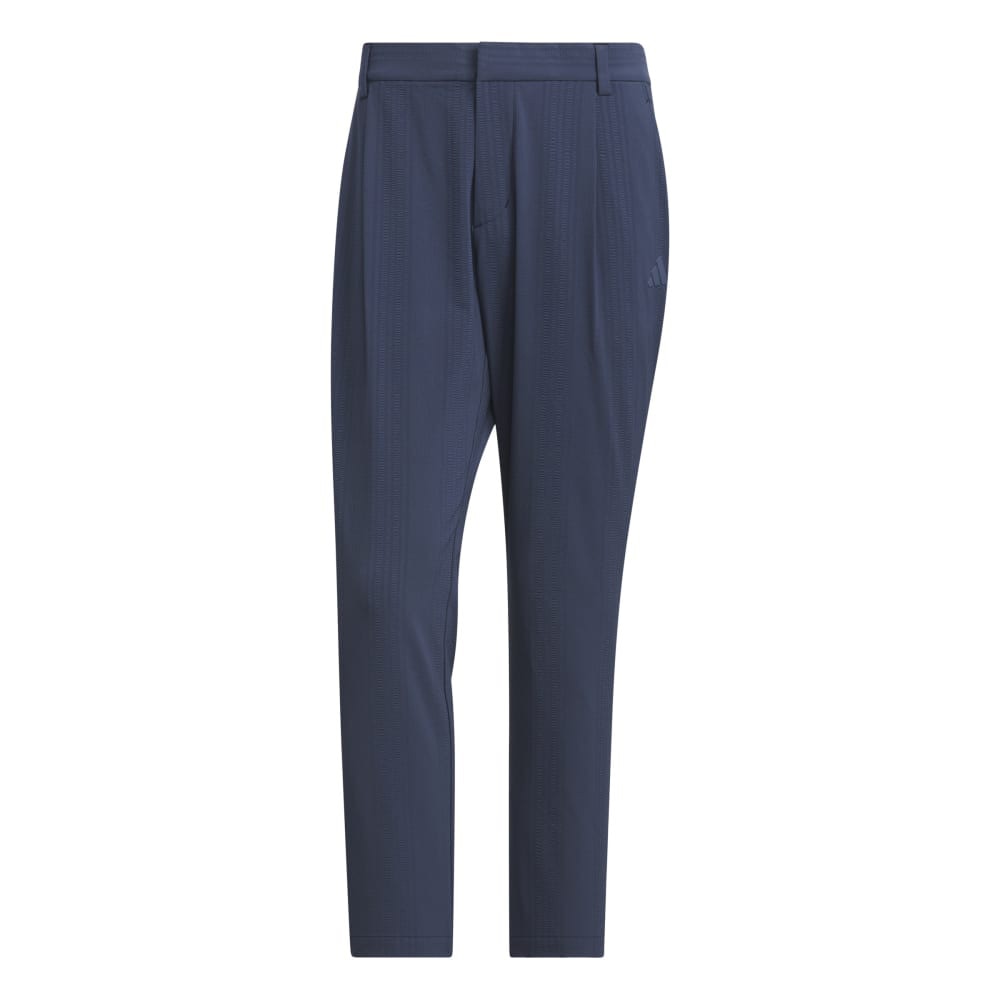 アディダス（adidas）（メンズ）ゴルフウェア 吸汗速乾 アンクルパンツ EX-Stretch active シアサッカー ルーズフィット KVH21-JF6318NVY