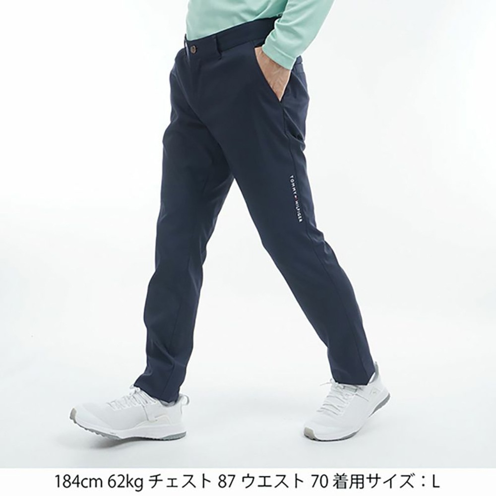 トミー ヒルフィガー ゴルフ（TOMMY HILFIGER GOLF）（メンズ）ゴルフウェア ベーシック テーパードパンツ THMA516-NVY