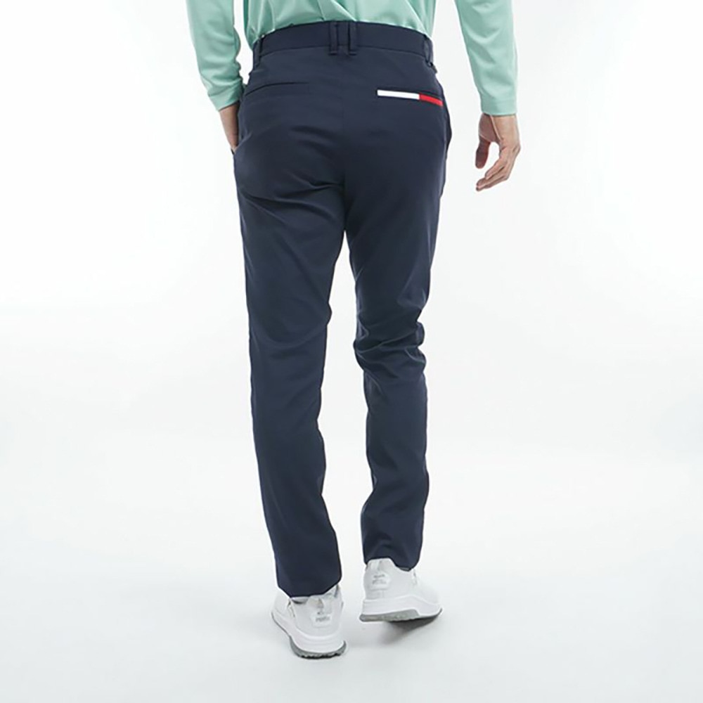 トミー ヒルフィガー ゴルフ（TOMMY HILFIGER GOLF）（メンズ）ゴルフウェア ベーシック テーパードパンツ THMA516-NVY