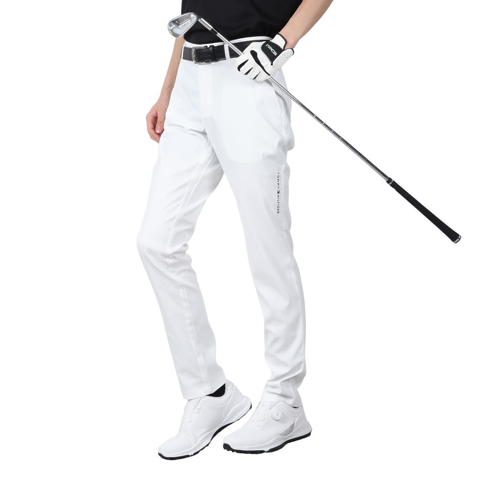 トミー ヒルフィガー ゴルフ（TOMMY HILFIGER GOLF）（メンズ）ゴルフウェア ベーシック テーパードパンツ THMA516-WHT