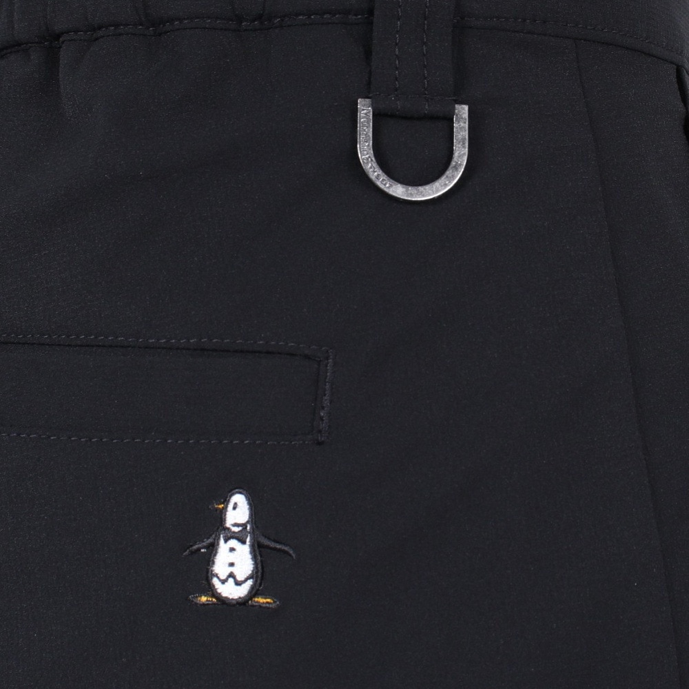 マンシングウエア（MUNSING WEAR）（メンズ）ゴルフウェア ストレッチ ワンポイント刺繍 フルレングスパンツ MG5SLP81M BK00
