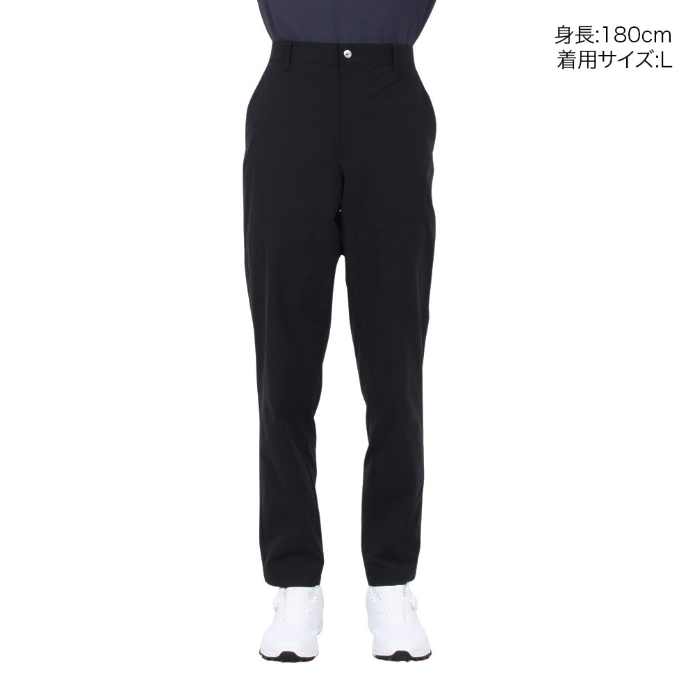 マンシングウエア（MUNSING WEAR）（メンズ）ゴルフウェア ストレッチ ワンポイント刺繍 フルレングスパンツ MG5SLP81M BK00