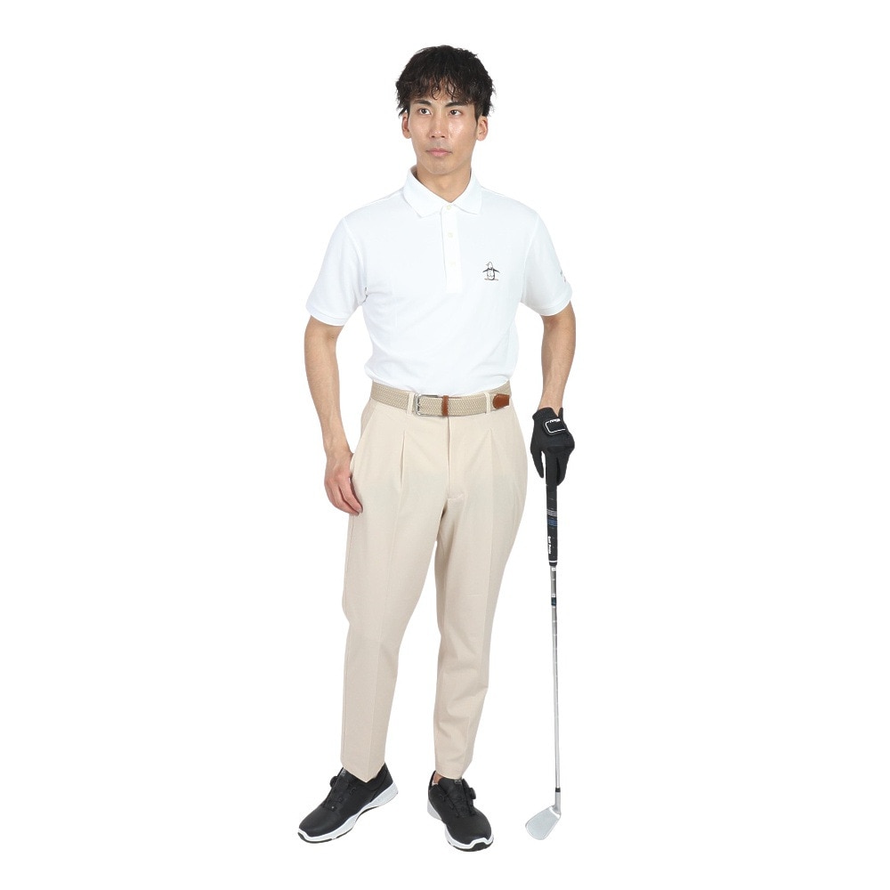 マンシングウエア（MUNSING WEAR）（メンズ）ゴルフウェア 吸汗速乾 ストレッチストライプ 9分丈パンツ MG5SLP82M BG00