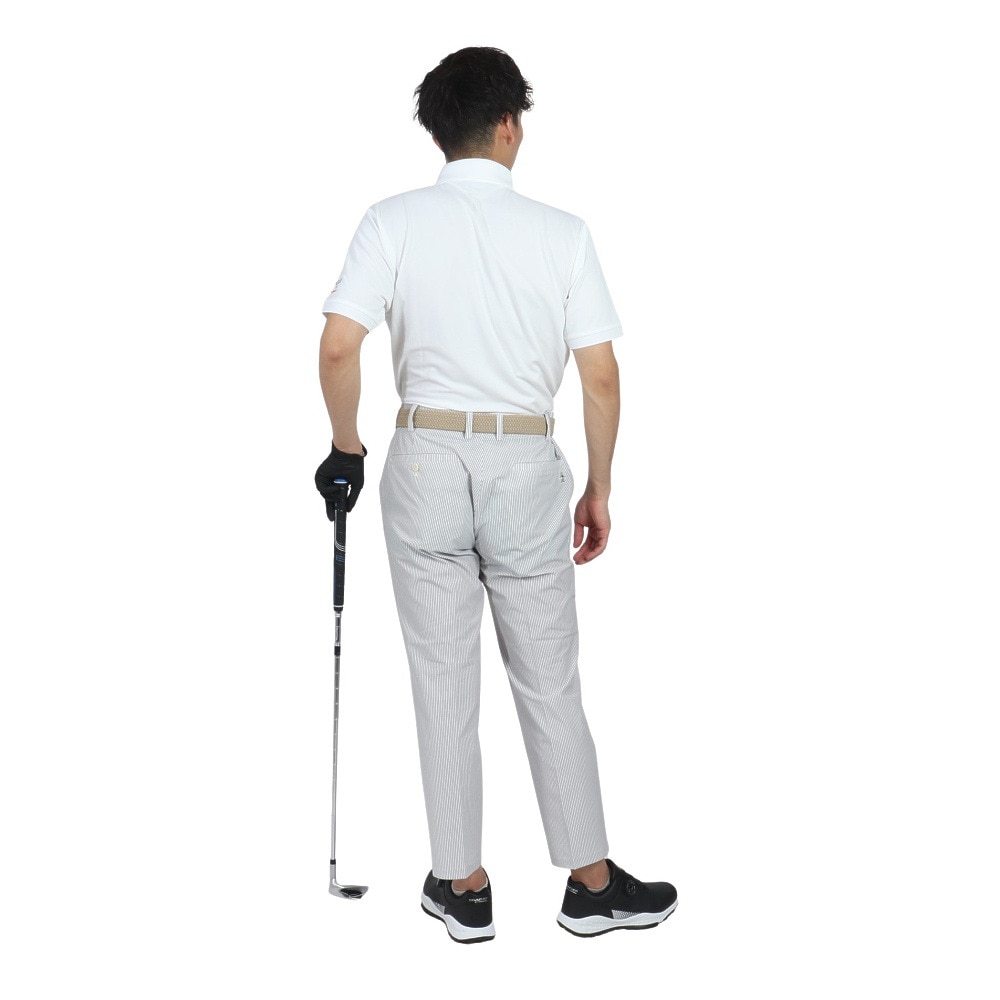 マンシングウエア（MUNSING WEAR）（メンズ）ゴルフウェア 吸汗 ウエストフリー 9分丈パンツ MG5SLP83M GY00