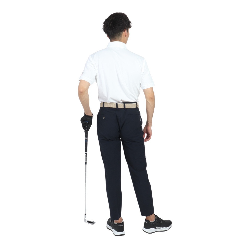 マンシングウエア（MUNSING WEAR）（メンズ）ゴルフウェア 吸汗 ウエストフリー 9分丈パンツ MG5SLP83M NVNV