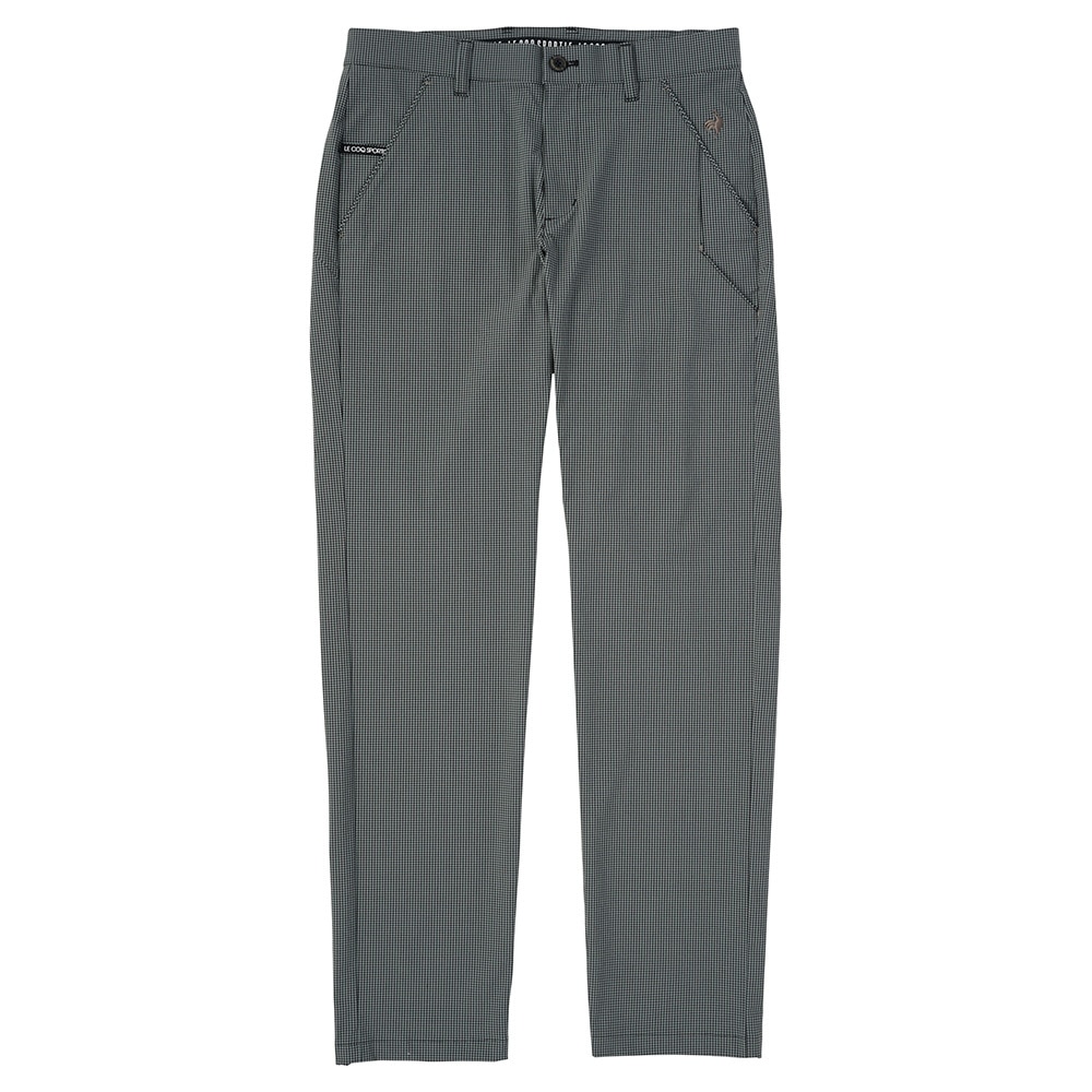 ルコックスポルティフ（lecoqsportif）（メンズ）ゴルフウェア 遮熱 ストレッチフォーサー ギンガムチェックパンツ LG5SLP03M BK00