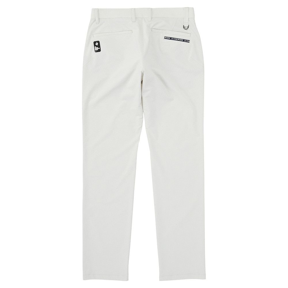 ルコックスポルティフ（lecoqsportif）（メンズ）ゴルフウェア 遮熱 ストレッチフォーサー ギンガムチェックパンツ LG5SLP03M GY00