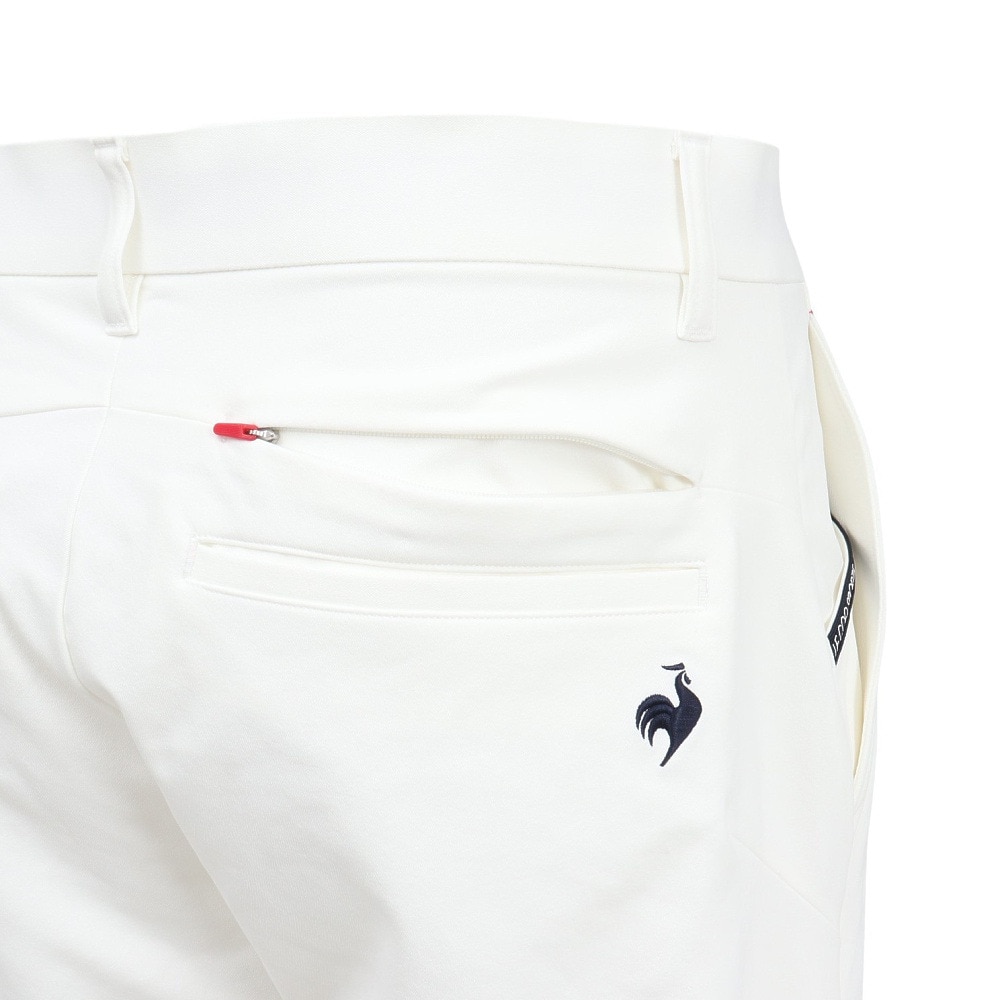 ルコックスポルティフ（lecoqsportif）（メンズ）ゴルフウェア 吸汗速乾 9分丈スラックスパンツ LG5SLP50M WH00