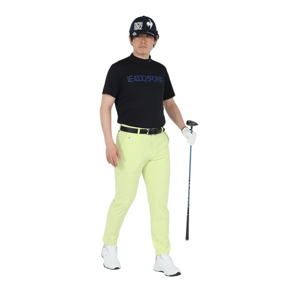 ルコックスポルティフ（lecoqsportif）（メンズ）ゴルフウェア 接触冷感 吸汗速乾 ベンチレーションロングパンツ LG5SLP54M LM00
