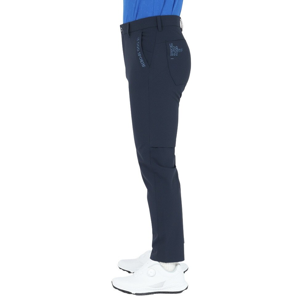 ルコックスポルティフ（lecoqsportif）（メンズ）ゴルフウェア 接触冷感 吸汗速乾 ベンチレーションロングパンツ LG5SLP54M NV00