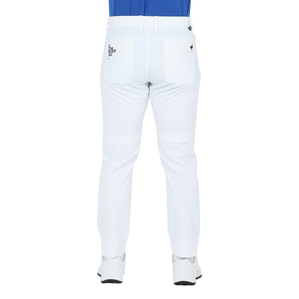 ルコックスポルティフ（lecoqsportif）（メンズ）ゴルフウェア 接触冷感 吸汗速乾 ベンチレーションロングパンツ LG5SLP54M WH00