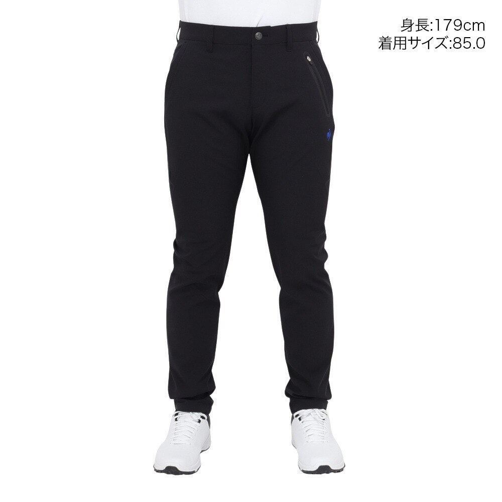 ルコックスポルティフ（lecoqsportif）（メンズ）ゴルフウェア ストレッチフォーサー 裏起毛ツイルパンツ LG4FLP03M BK00
