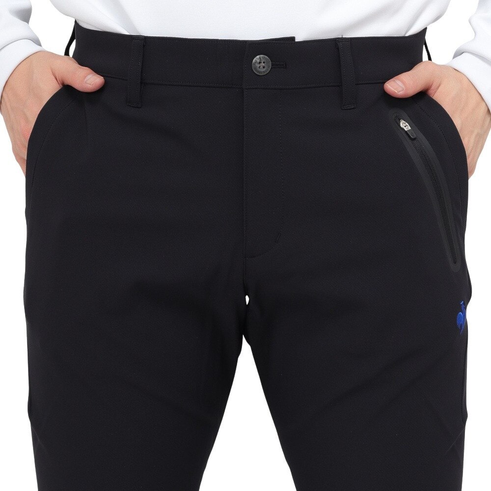 ルコックスポルティフ（lecoqsportif）（メンズ）ゴルフウェア ストレッチフォーサー 裏起毛ツイルパンツ LG4FLP03M BK00