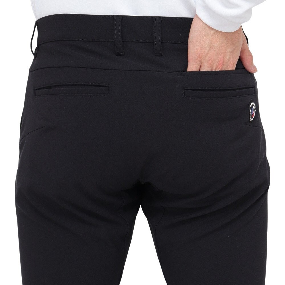ルコックスポルティフ（lecoqsportif）（メンズ）ゴルフウェア ストレッチフォーサー 裏起毛ツイルパンツ LG4FLP03M BK00