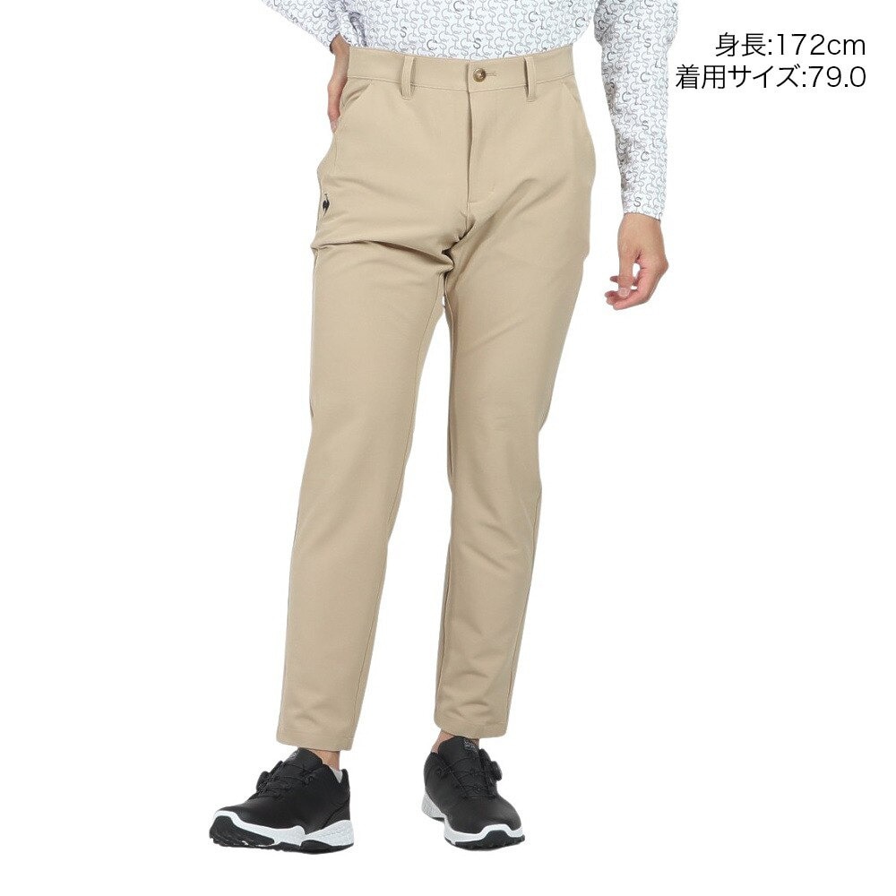 ルコックスポルティフ（lecoqsportif）（メンズ）ゴルフウェア 吸水 ストレッチフォーサー 9分丈 テーパードパンツ LG4FLP51M BG00