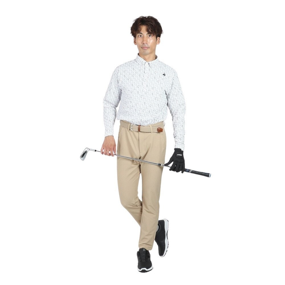 ルコックスポルティフ（lecoqsportif）（メンズ）ゴルフウェア 吸水 ストレッチフォーサー 9分丈 テーパードパンツ LG4FLP51M BG00