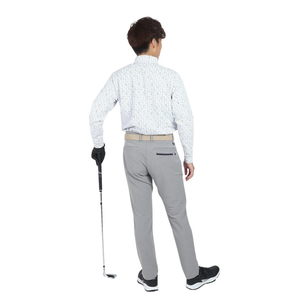 ルコックスポルティフ（lecoqsportif）（メンズ）ゴルフウェア 吸水 ストレッチフォーサー 9分丈 テーパードパンツ LG4FLP51M GY00