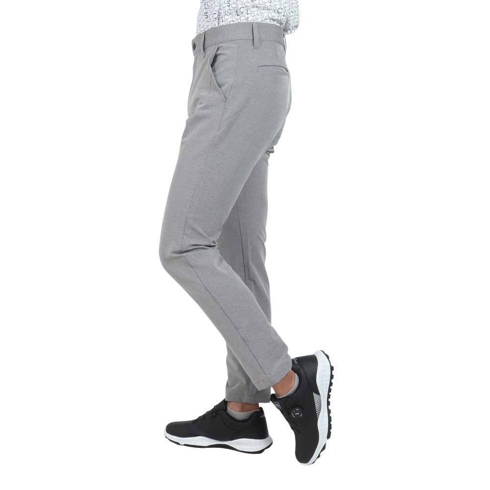 ルコックスポルティフ（lecoqsportif）（メンズ）ゴルフウェア 吸水 ストレッチフォーサー 9分丈 テーパードパンツ LG4FLP51M GY00