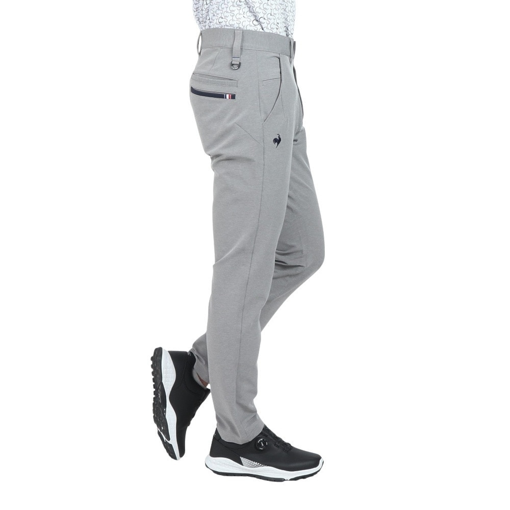 ルコックスポルティフ（lecoqsportif）（メンズ）ゴルフウェア 吸水 ストレッチフォーサー 9分丈 テーパードパンツ LG4FLP51M GY00