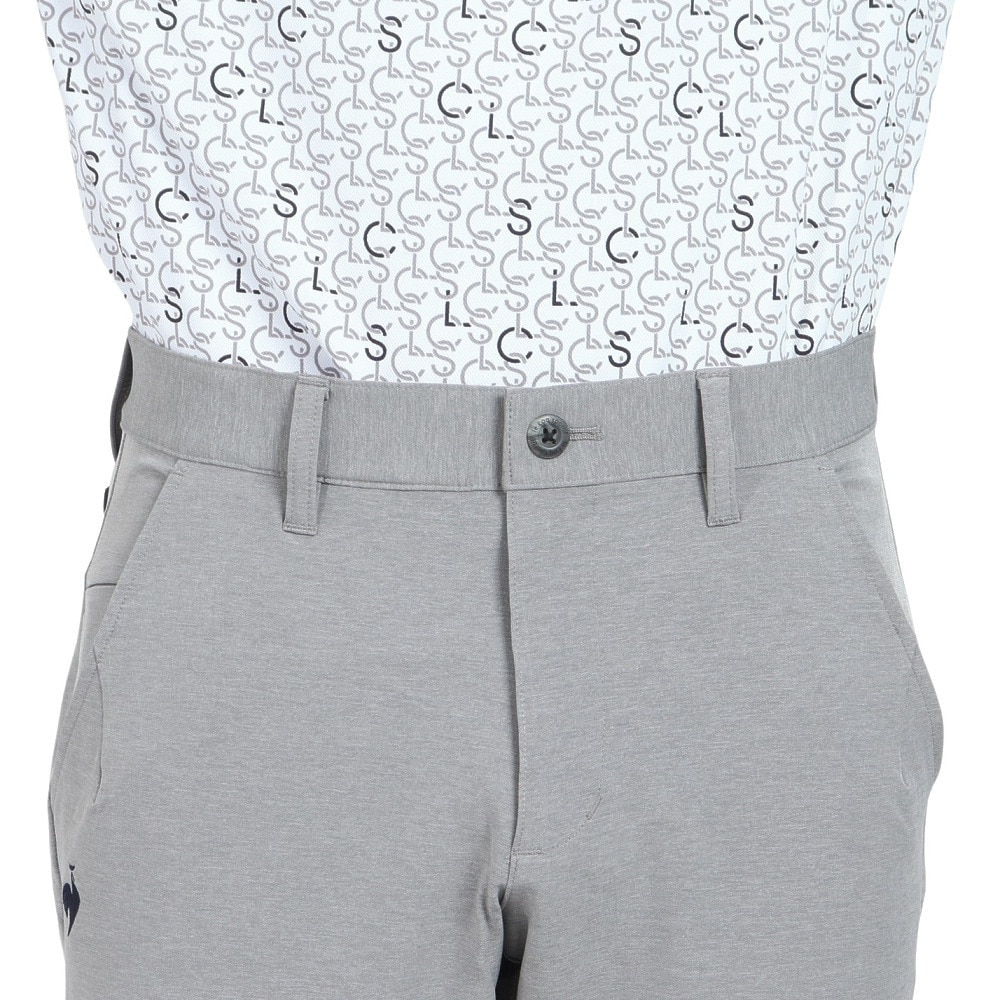 ルコックスポルティフ（lecoqsportif）（メンズ）ゴルフウェア 吸水 ストレッチフォーサー 9分丈 テーパードパンツ LG4FLP51M GY00