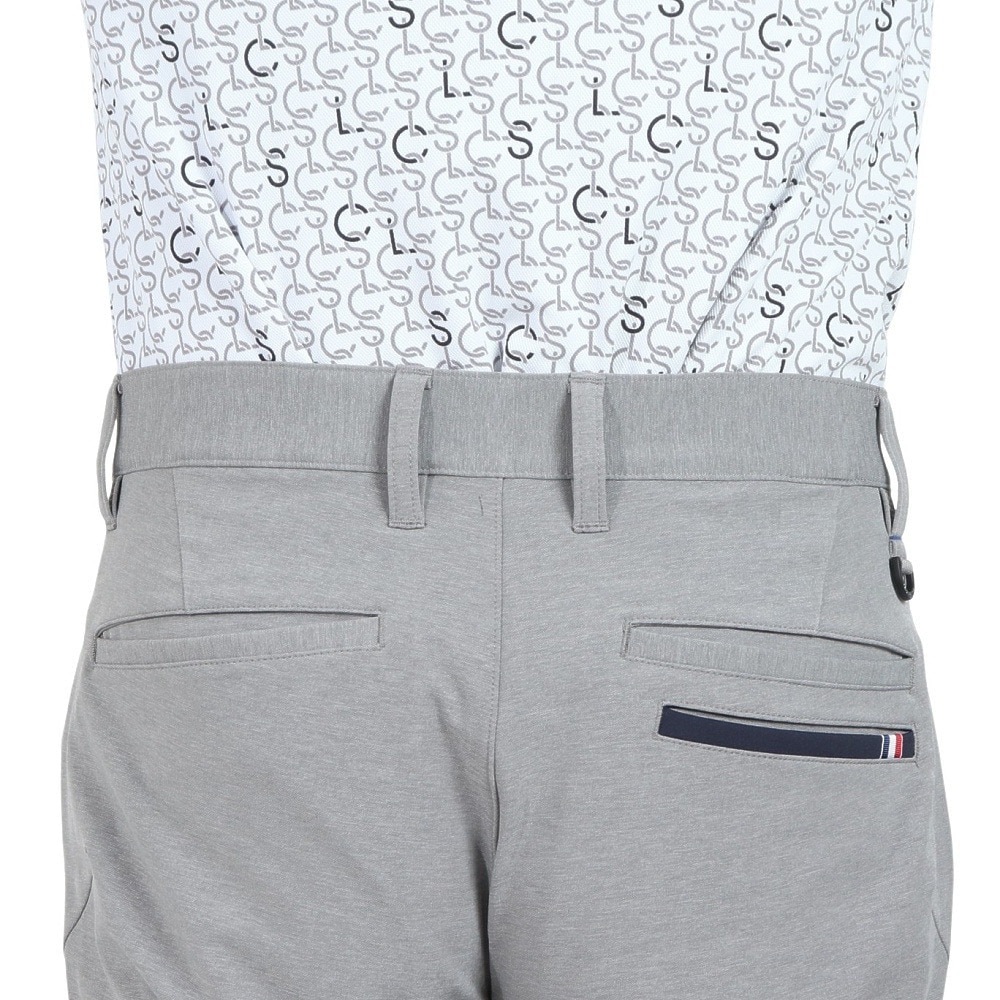 ルコックスポルティフ（lecoqsportif）（メンズ）ゴルフウェア 吸水 ストレッチフォーサー 9分丈 テーパードパンツ LG4FLP51M GY00