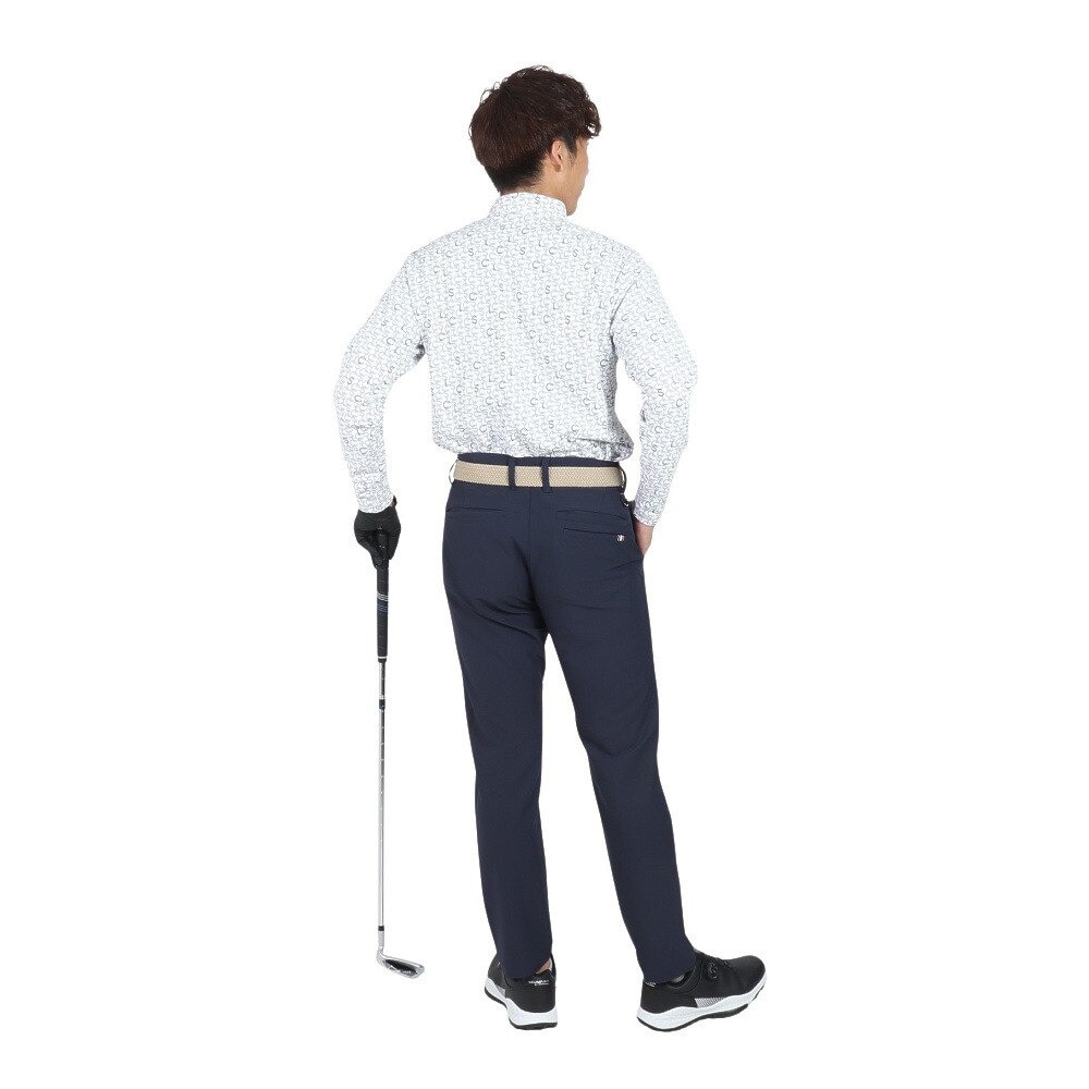 ルコックスポルティフ（lecoqsportif）（メンズ）ゴルフウェア 吸水 ストレッチフォーサー 9分丈 テーパードパンツ LG4FLP51M NV00