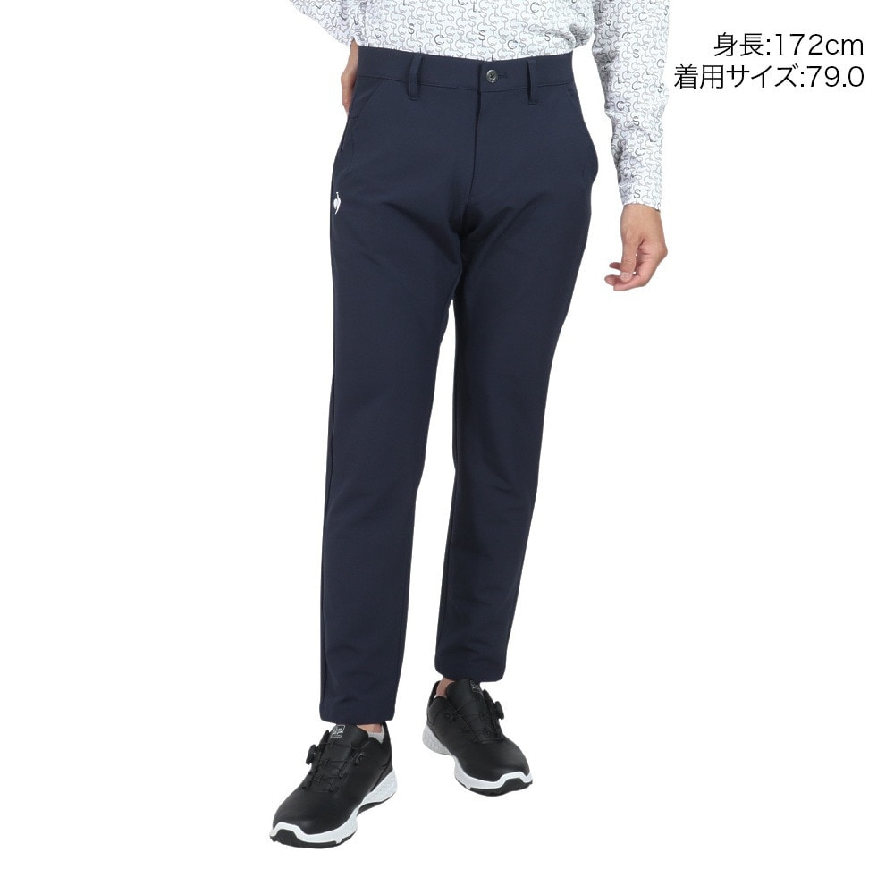 ルコックスポルティフ（lecoqsportif）（メンズ）ゴルフウェア 吸水 ストレッチフォーサー 9分丈 テーパードパンツ LG4FLP51M NV00