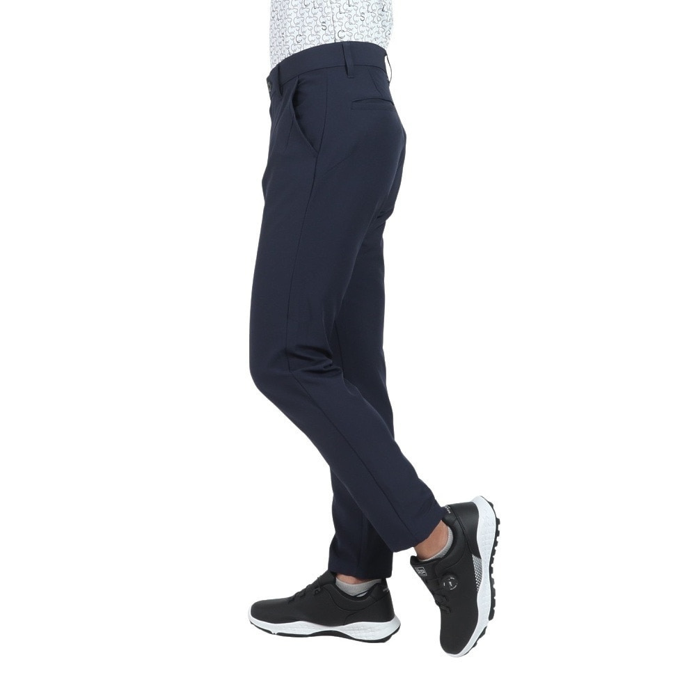 ルコックスポルティフ（lecoqsportif）（メンズ）ゴルフウェア 吸水 ストレッチフォーサー 9分丈 テーパードパンツ LG4FLP51M NV00