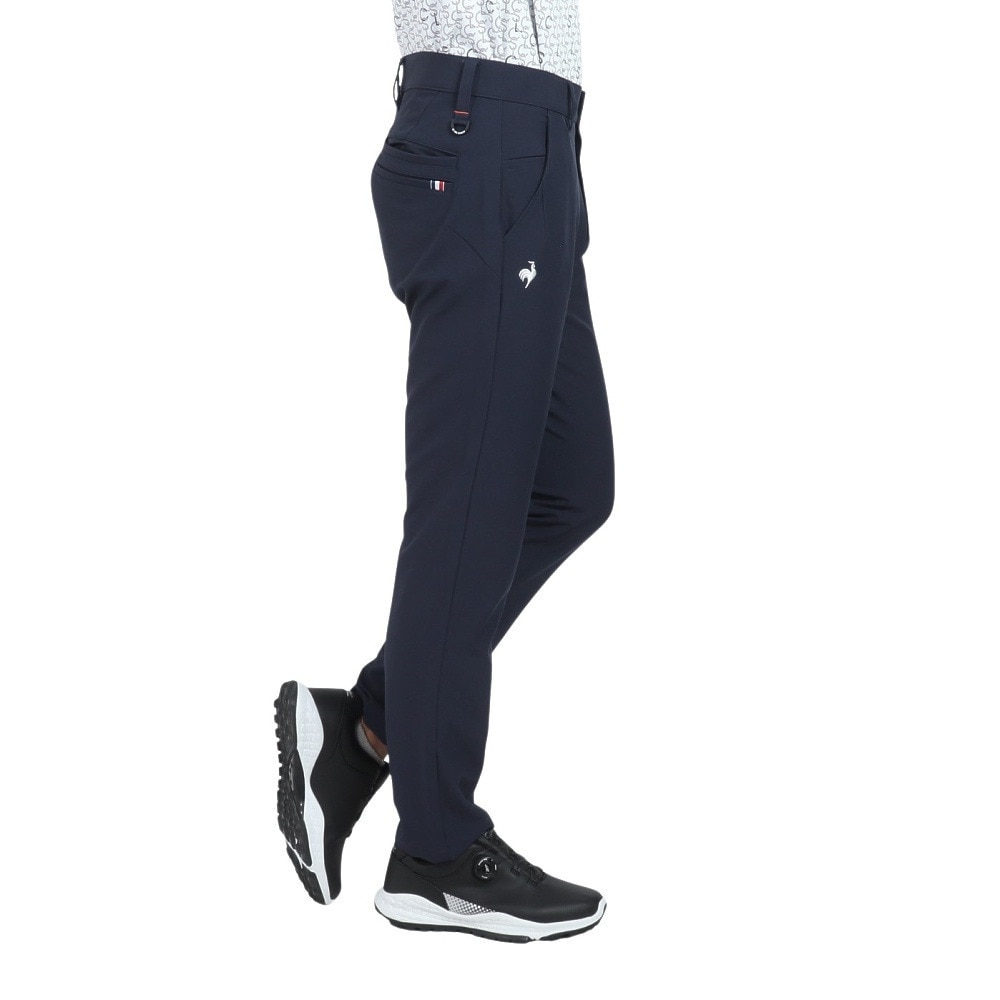 ルコックスポルティフ（lecoqsportif）（メンズ）ゴルフウェア 吸水 ストレッチフォーサー 9分丈 テーパードパンツ LG4FLP51M NV00