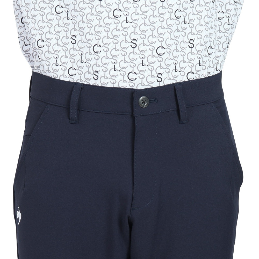 ルコックスポルティフ（lecoqsportif）（メンズ）ゴルフウェア 吸水 ストレッチフォーサー 9分丈 テーパードパンツ LG4FLP51M NV00