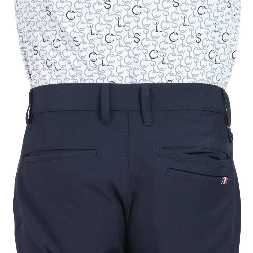ルコックスポルティフ（lecoqsportif）（メンズ）ゴルフウェア 吸水 ストレッチフォーサー 9分丈 テーパードパンツ LG4FLP51M NV00