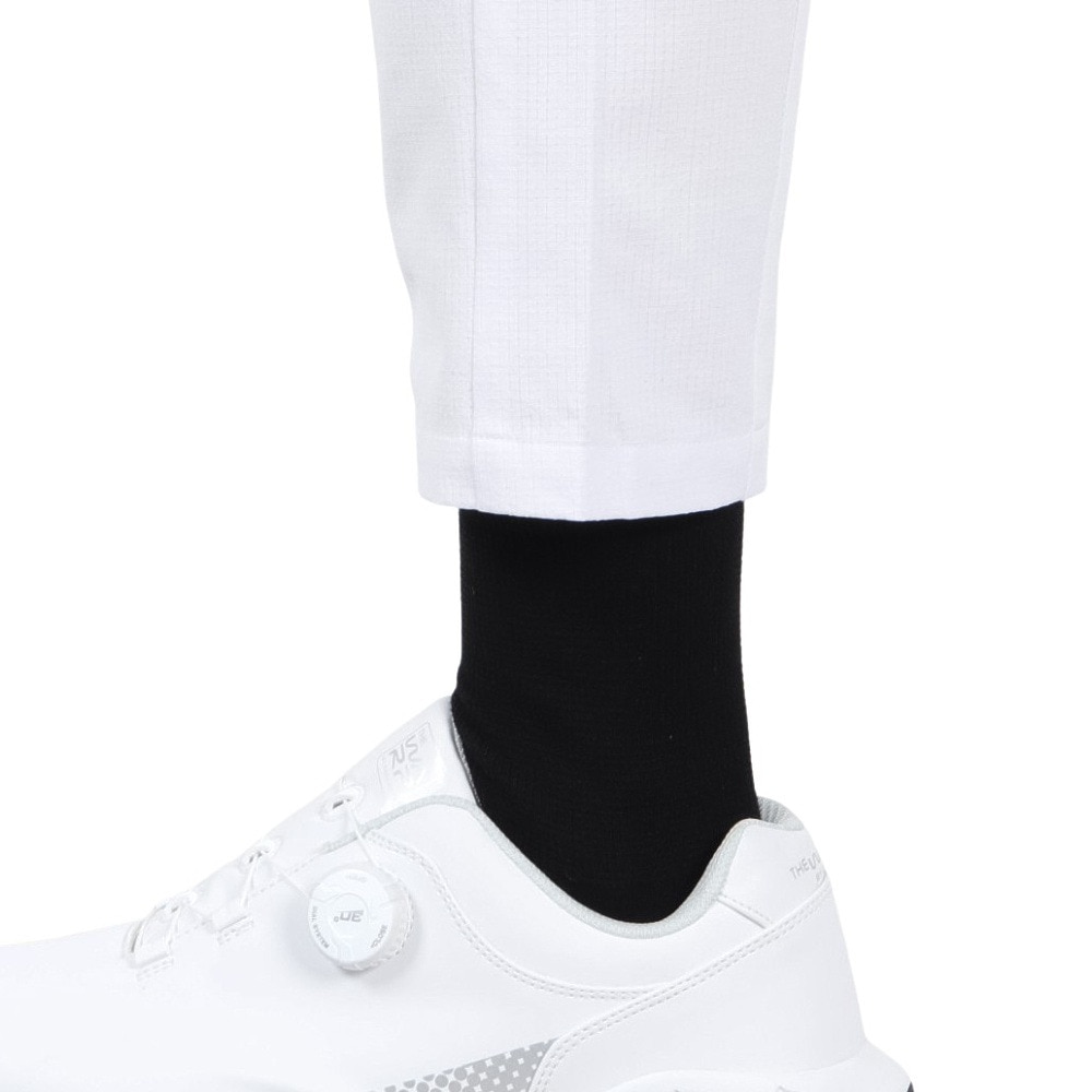 リュクスエイケイエムプラス（LUXEAKMPLU）（メンズ）ゴルフウェア ベンチレーション ベーシックロングパンツ LAB-25005white