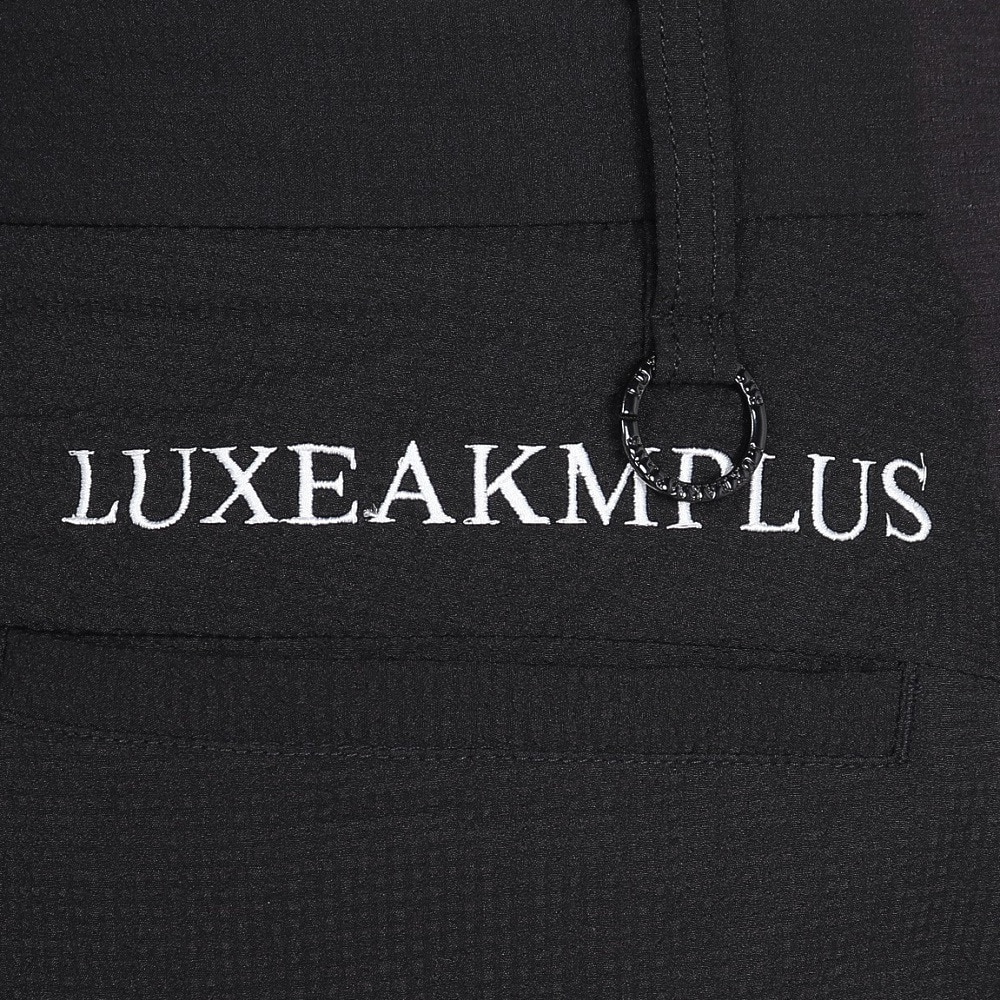 リュクスエイケイエムプラス（LUXEAKMPLU）（メンズ）ゴルフウェア シアサッカーロングパンツ LAB-25009black