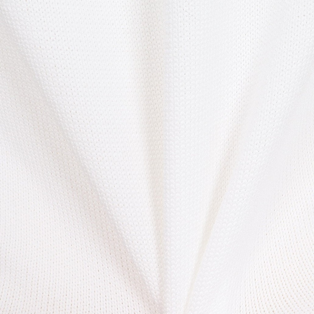 リュクスエイケイエムプラス（LUXEAKMPLUS）（メンズ）ゴルフウェア カラーロゴ 半袖ニットTシャツ LAK-25001white