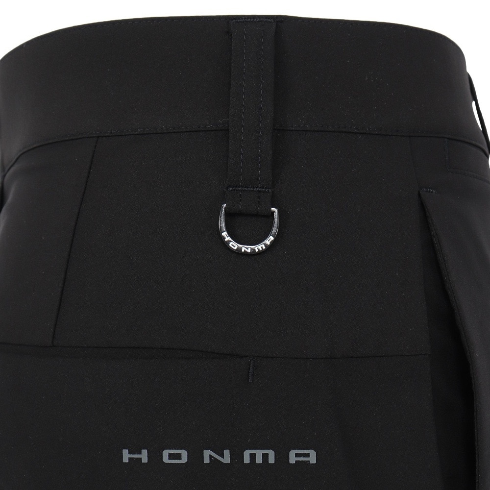 本間ゴルフ（HONMA）（メンズ）ゴルフウェア 撥水 UVカット ノータックロングパンツ BK