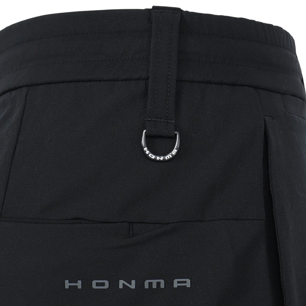 本間ゴルフ（HONMA）（メンズ）ゴルフウェア 撥水 UVカット テーパードパンツ BK