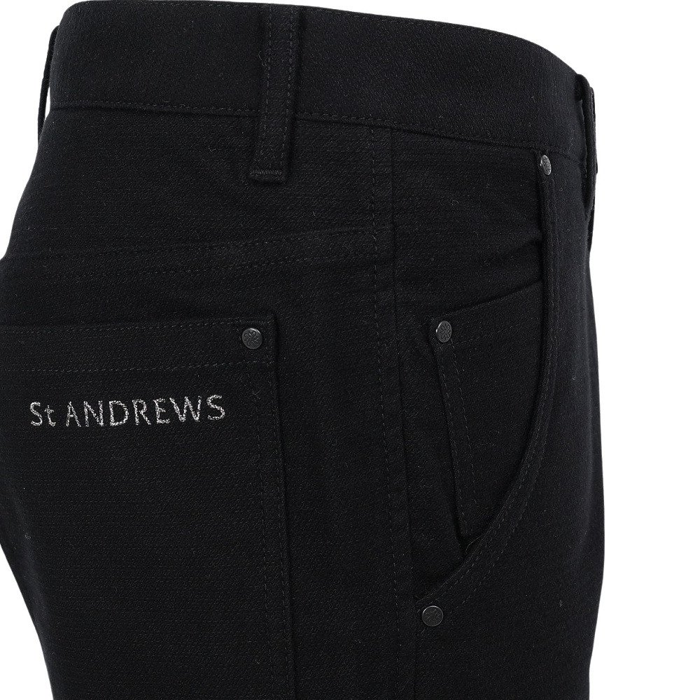 St.ANDREWS メンズゴルフパンツ コードドビーストレッチワイドパンツ セントアンドリュース（ST.ANDREWS）（メンズ）ゴルフウェア 裏起毛