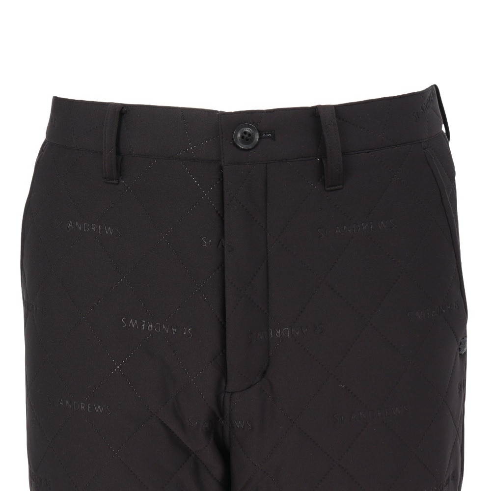 セントアンドリュース(ST.ANDREWS)ゴルフウェア 防風 ロゴピンソニック 中綿パンツ 042-5231153-010(… セントアンドリュース（ST.ANDREWS）（メンズ）ゴルフウェア 防風 ロゴ
