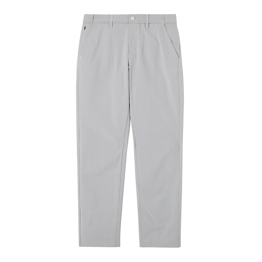 ルコックスポルティフ（lecoqsportif）（メンズ）ゴルフウェア ウエストアジャスター付保温ダイヤ柄ロングパンツ LG5FLP00M WH00