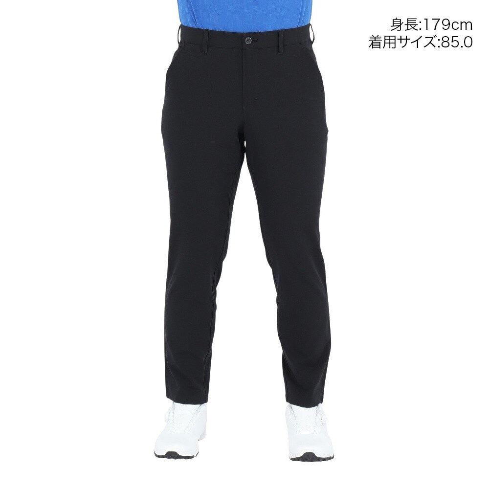 ルコックスポルティフ（lecoqsportif）（メンズ）ゴルフウェア ダイヤ柄ロングパンツ LG5SLP51M BK00